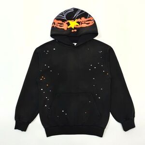 Black Graphic Hoodie